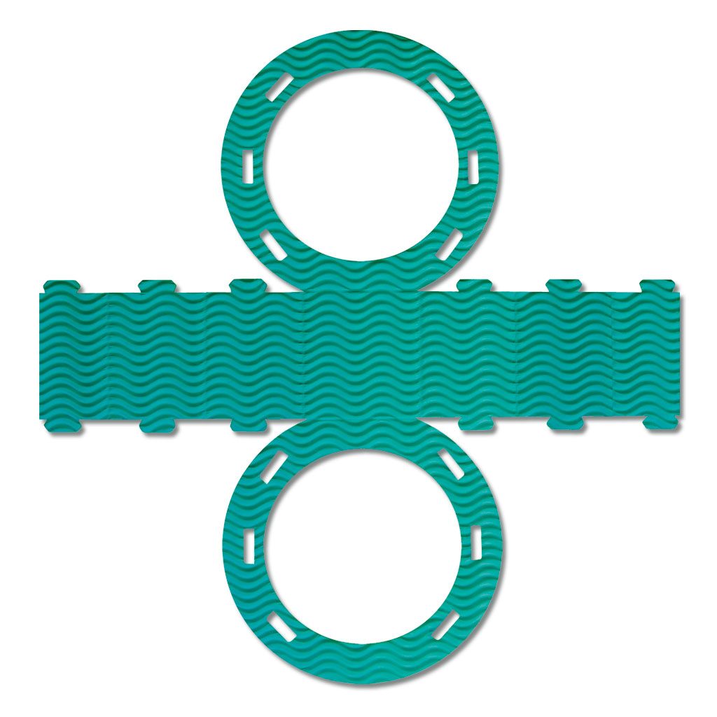 Große Laternen-Stanzformen - grün