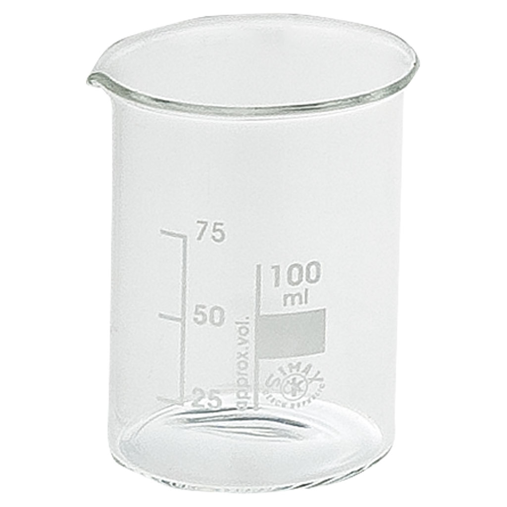 Becherglas, Borosilikatglas, niedrige Form, 1 Stück