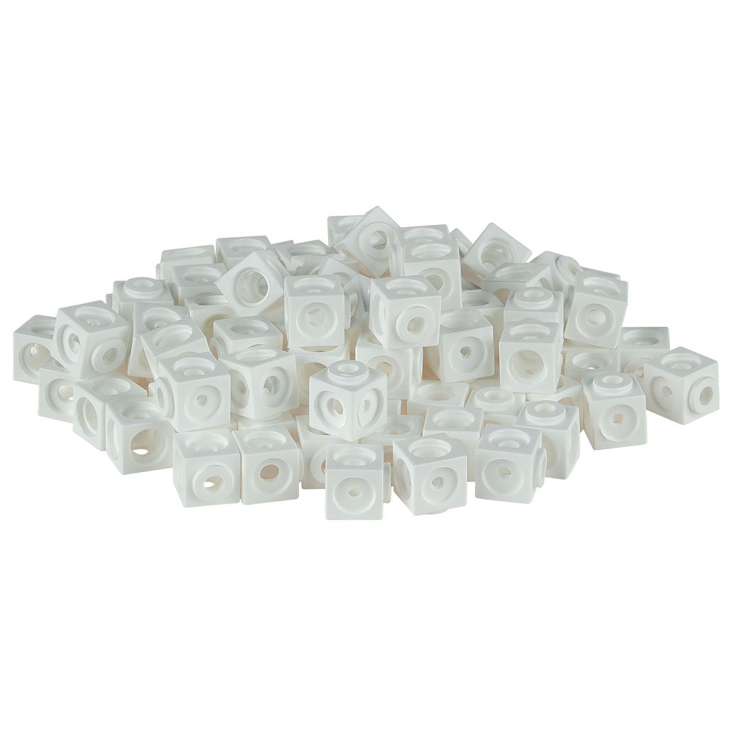 Steckwürfel, 100 Stück Steckwürfel, 100 Stück