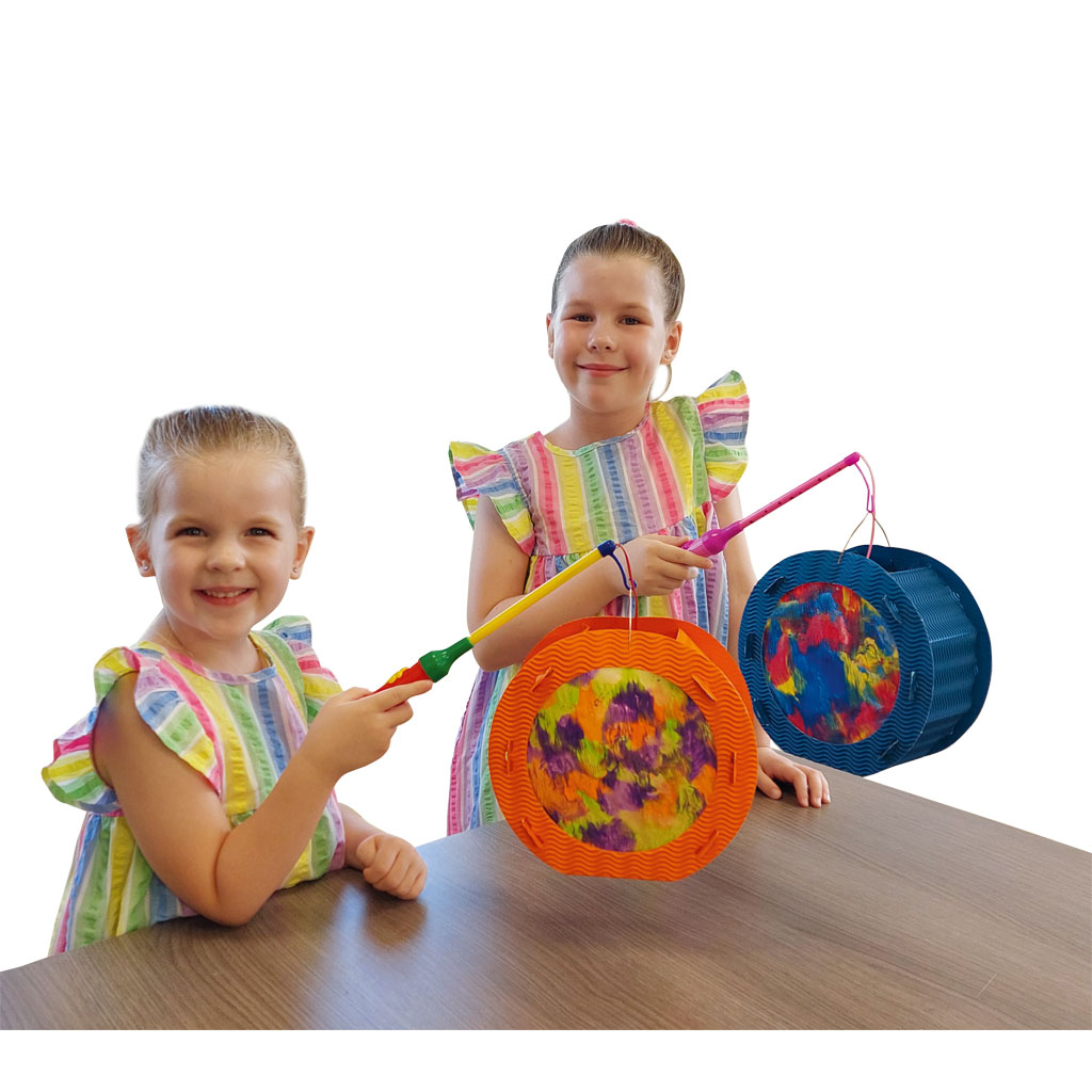 Große Laternen-Stanzformen - farblich sortiert Große Laternen-Stanzformen - farblich sortiert