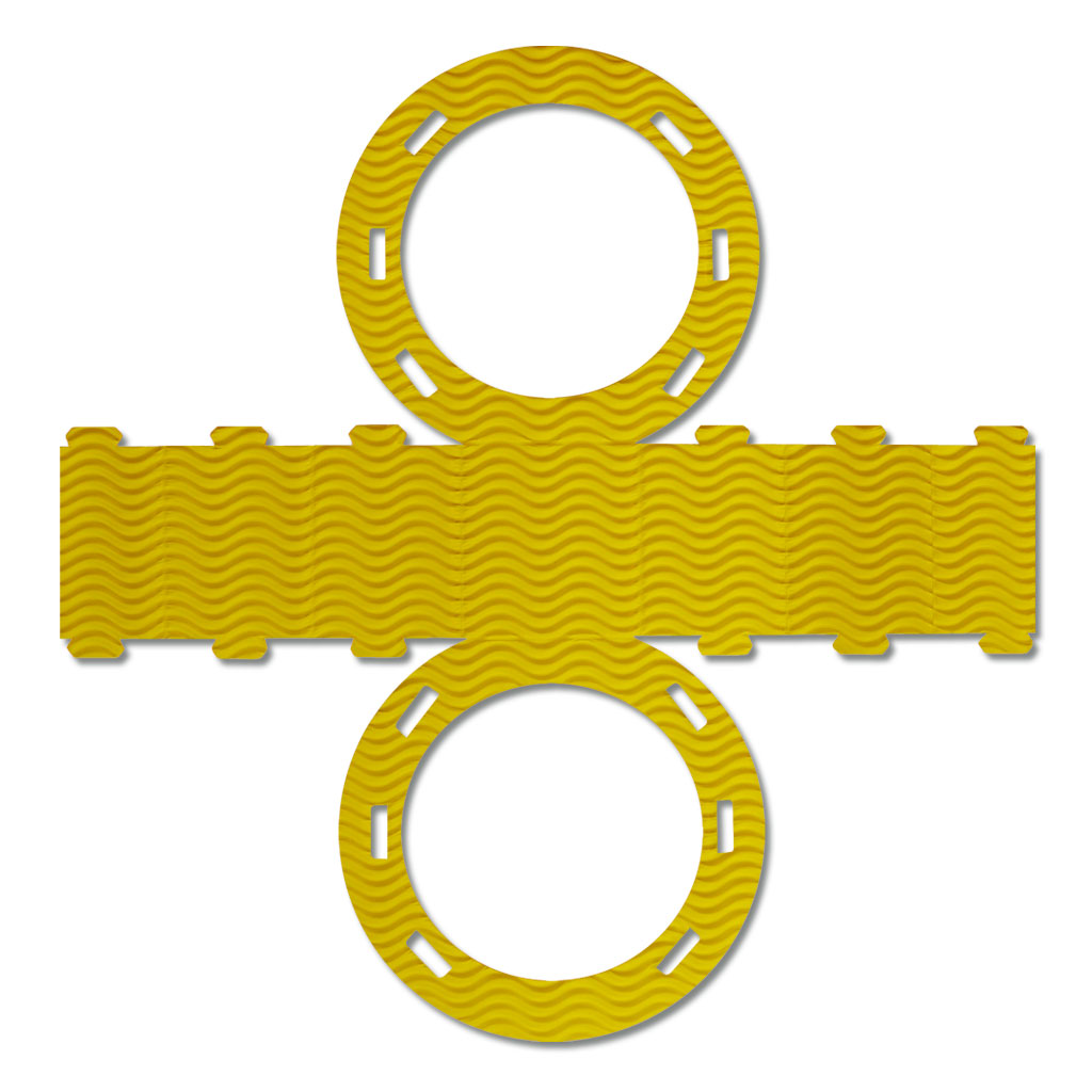 Große Laternen-Stanzformen - sonnengelb