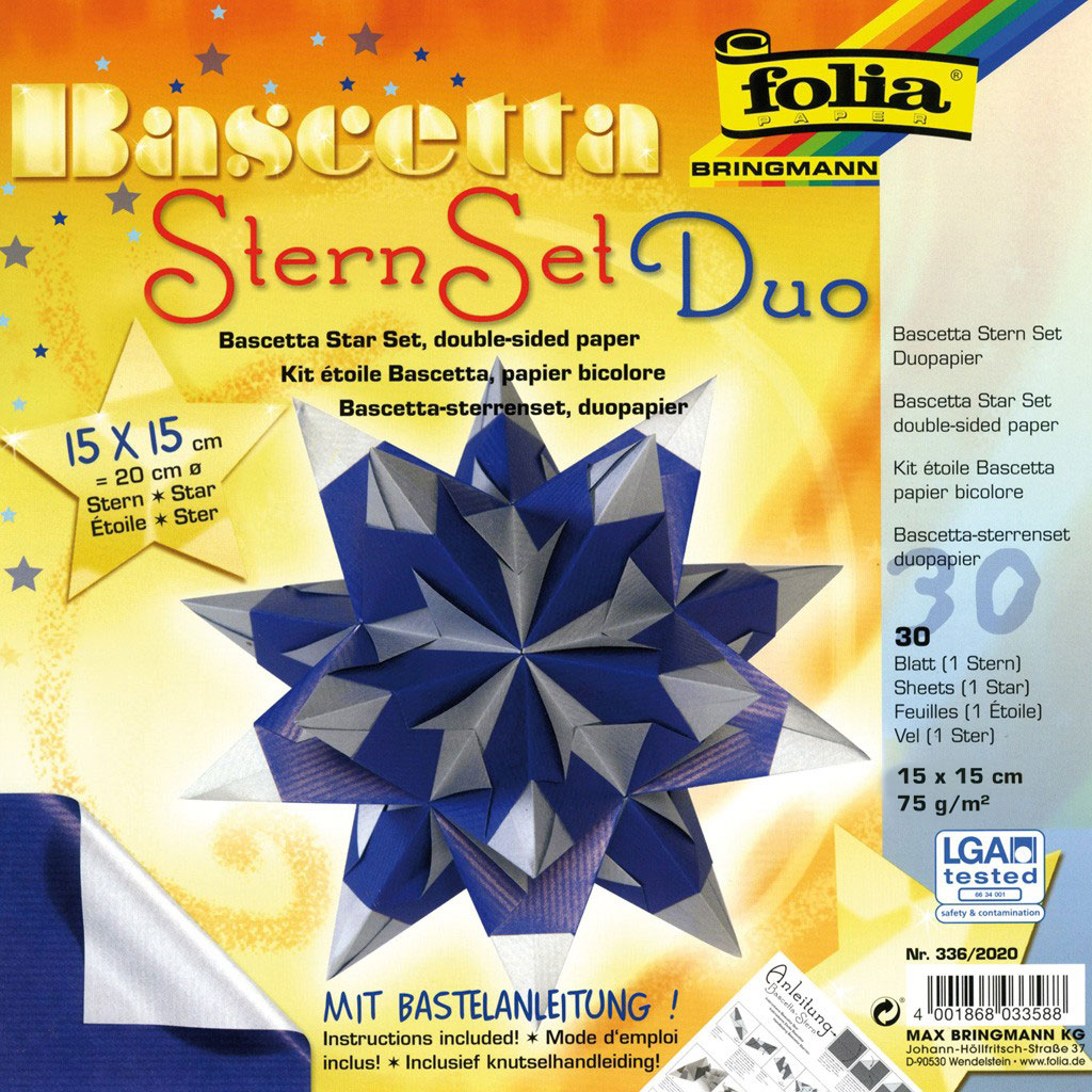 Folia® Bascetta Stern-Bastelset Folia® Bascetta Stern-Bastelset
