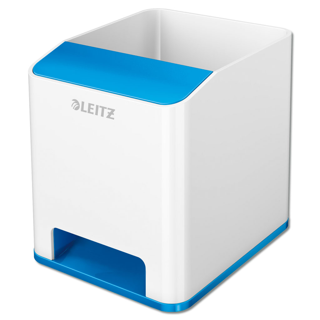 Sound Stifteköcher, blau metallic