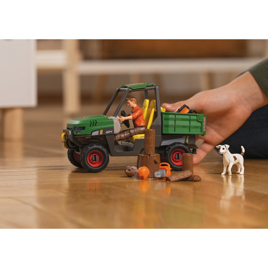 Schleich® Waldbauer mit Fahrzeug