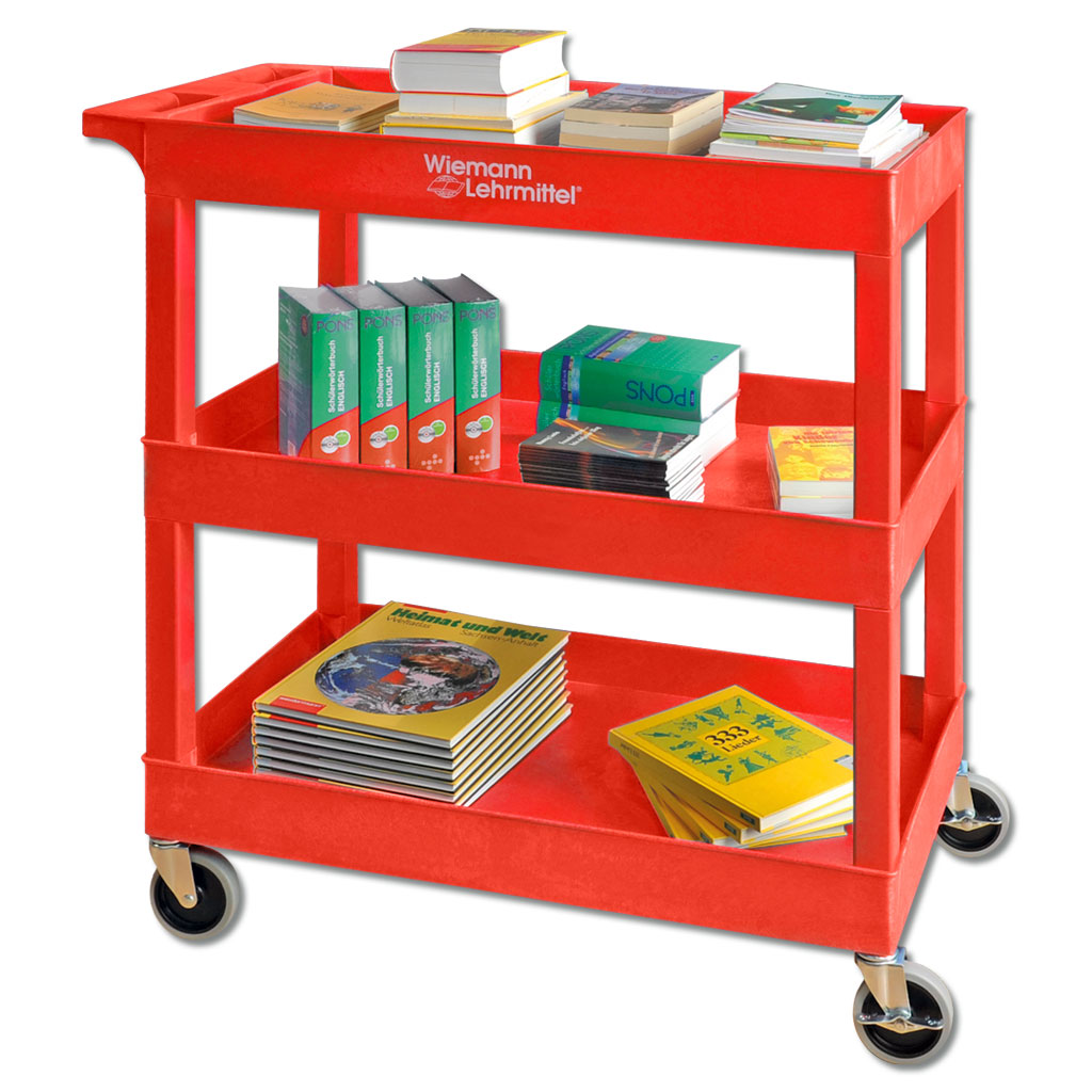 Großer Servier- und Bücherwagen