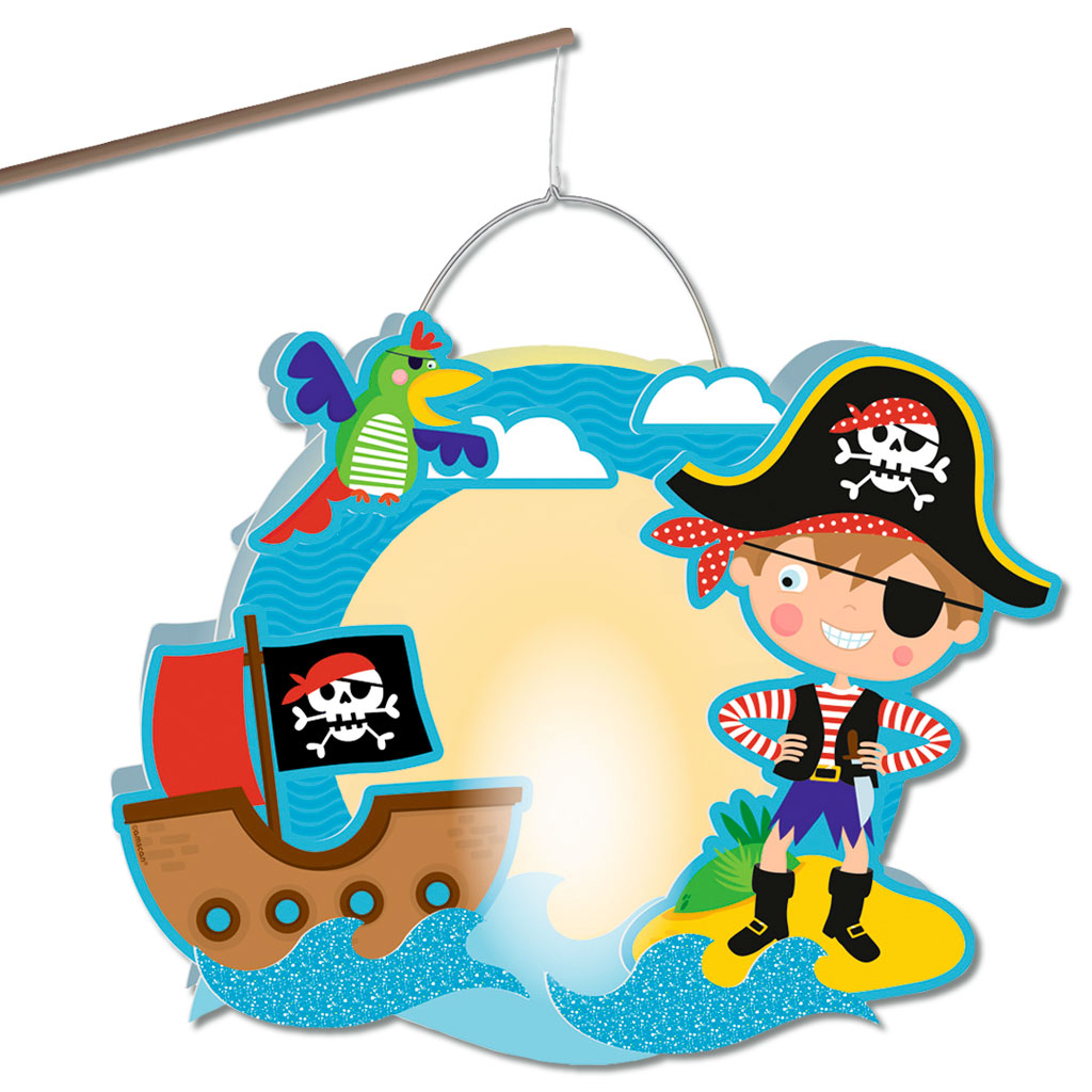 Prinzessin- und Piraten-Laterne zum Basteln