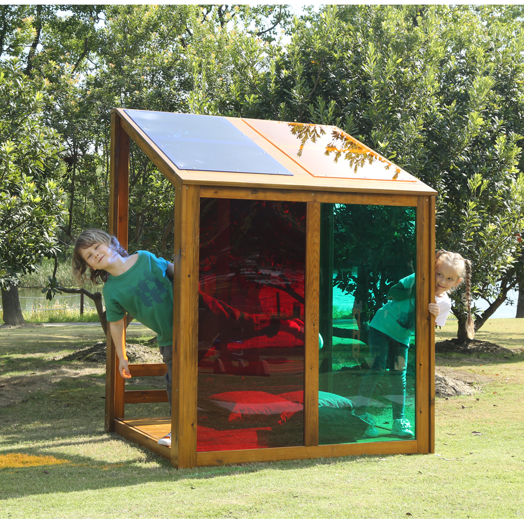 Outdoor-Regenbogenhaus