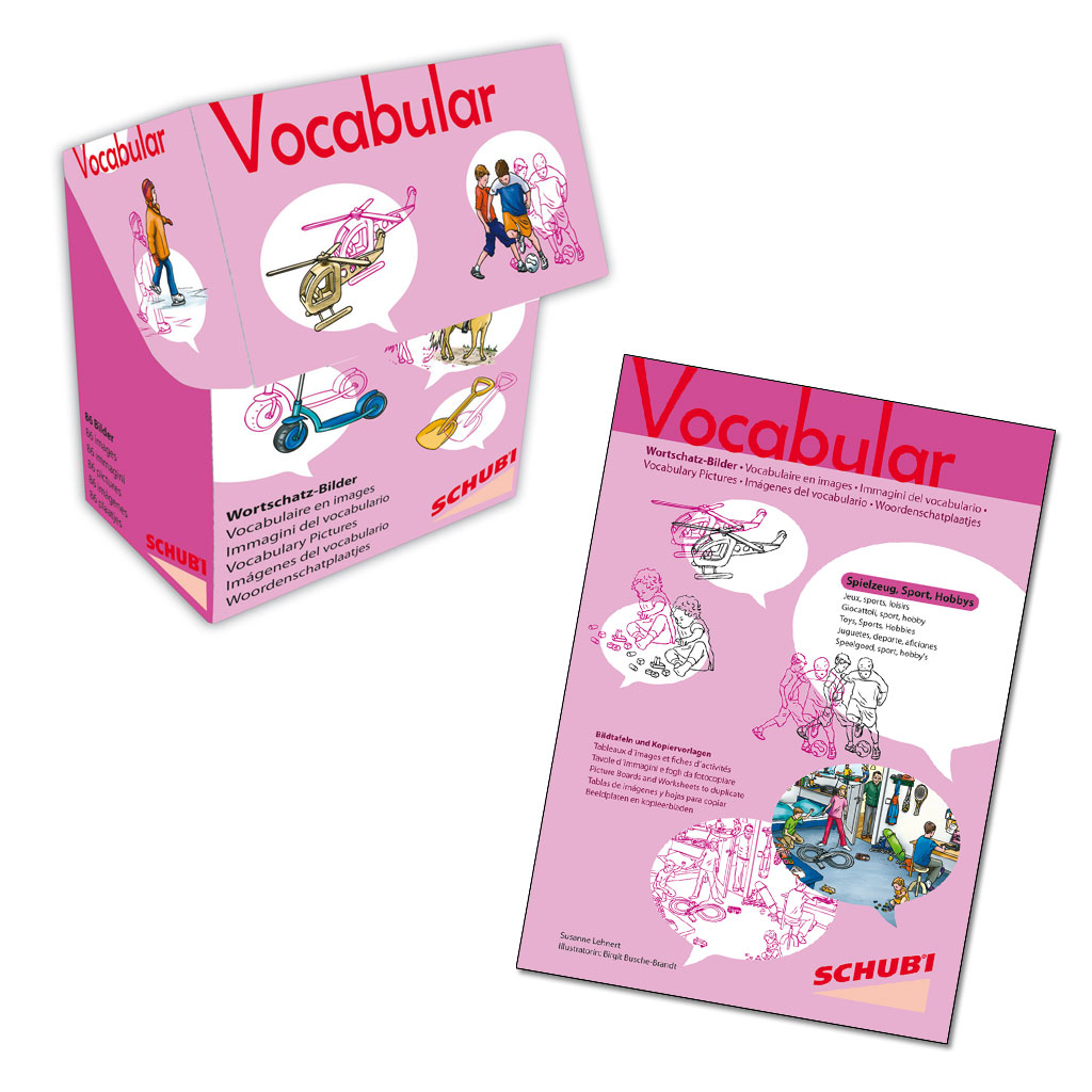 Vocabular Bilderbox & Kopiervorlagen - Spielzeug, Sport, Hobbys