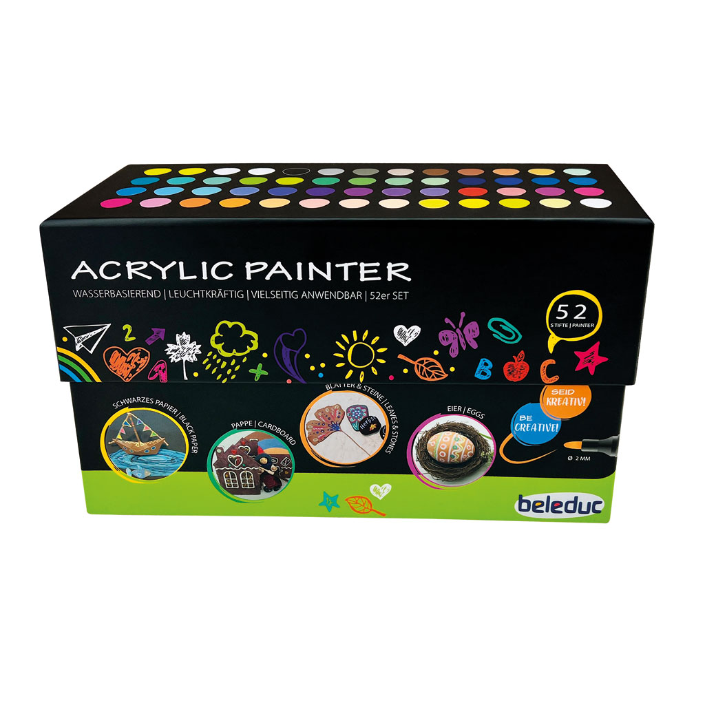 Acrylic Painter Acrylstifte, 52 Stück