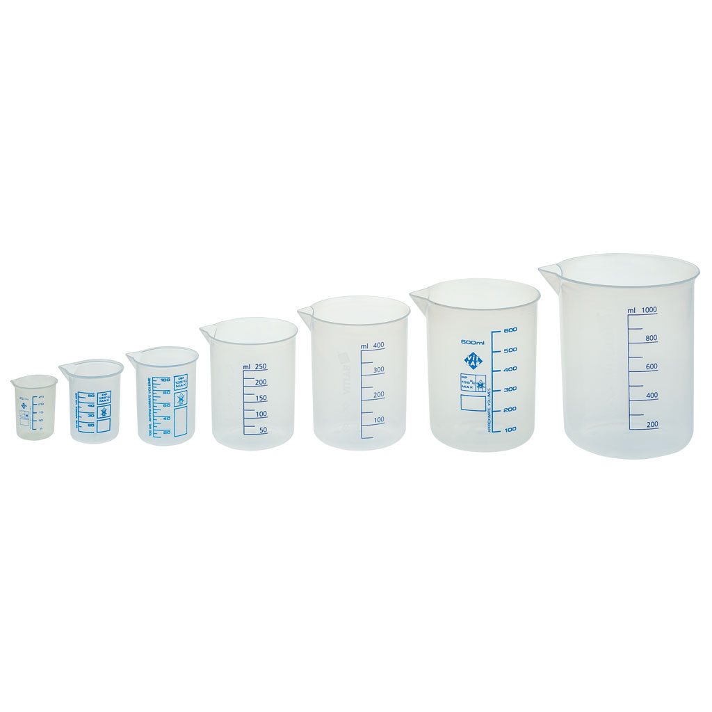 Becherglas, Polypropylen, niedrige Form-Bild Auf diesem Bild ist das Produkt mit der Art.Nr.: M-50141 zu sehen