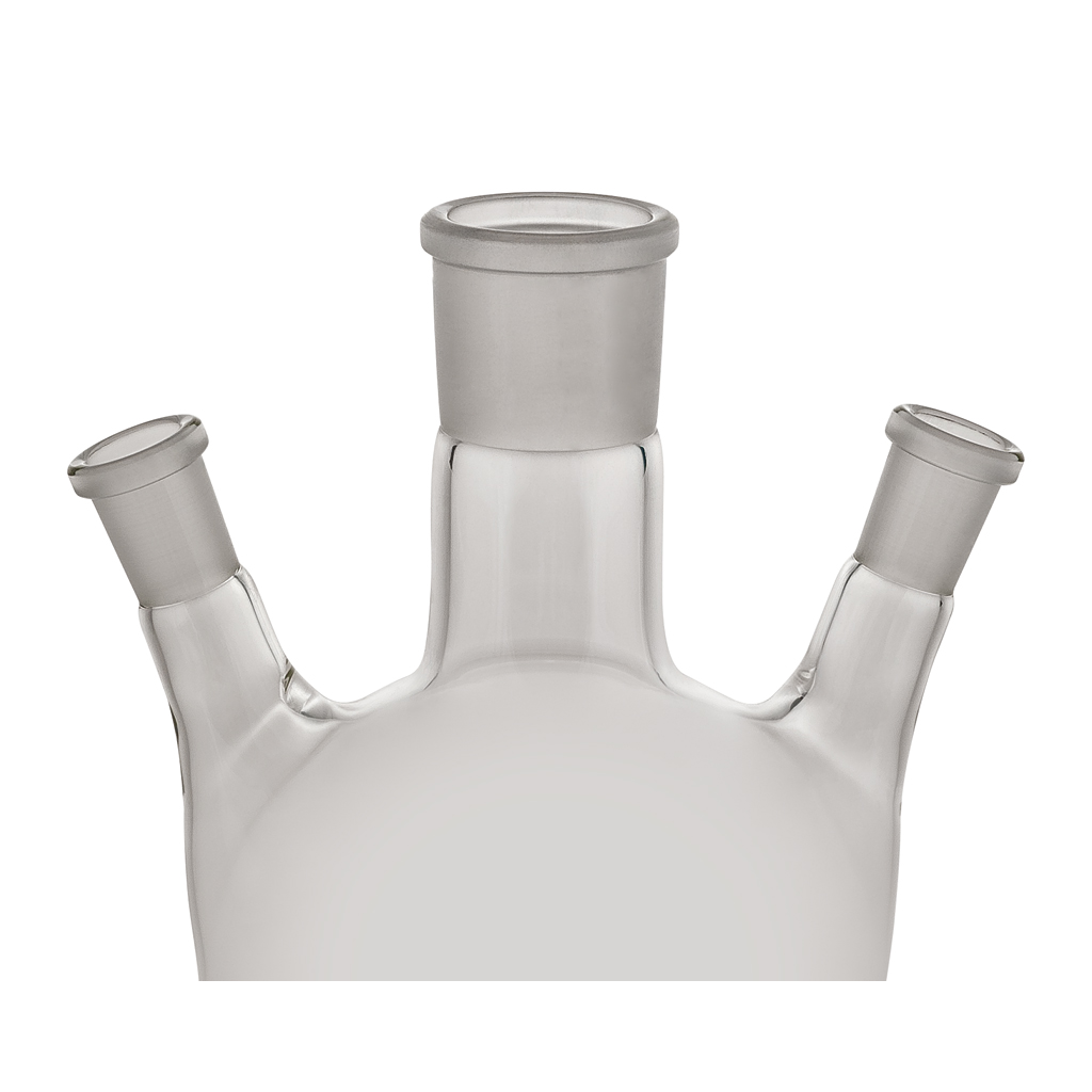 Rundkolben, Mehrhals, Borosilikat