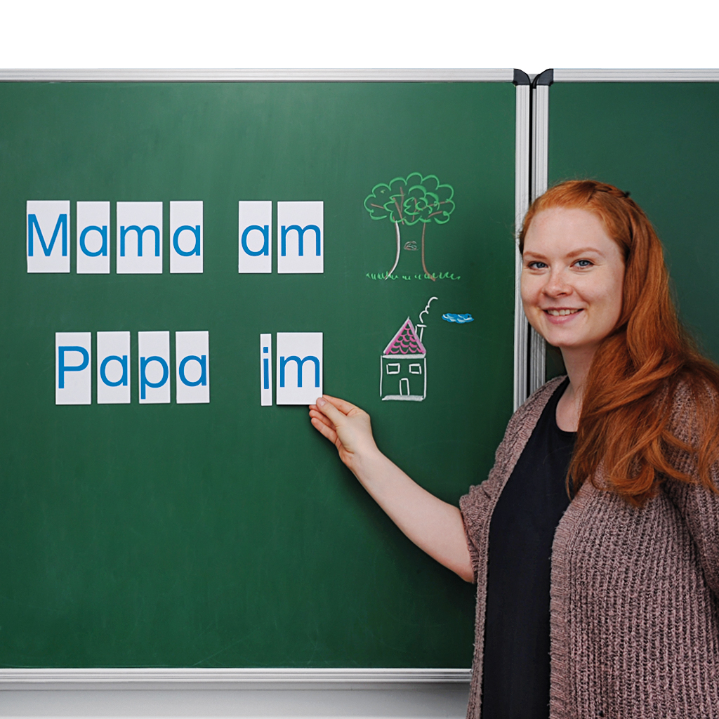 Druckschrift Bayern – Sortierkasten mit Buchstaben