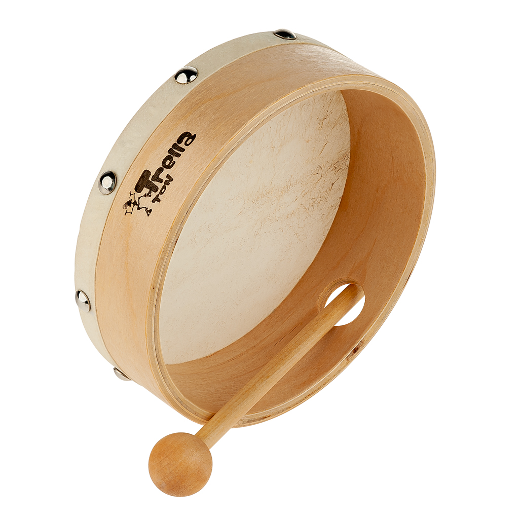 TrellaTon® Tamburin mit Naturfell TrellaTon® Tamburin mit Naturfell