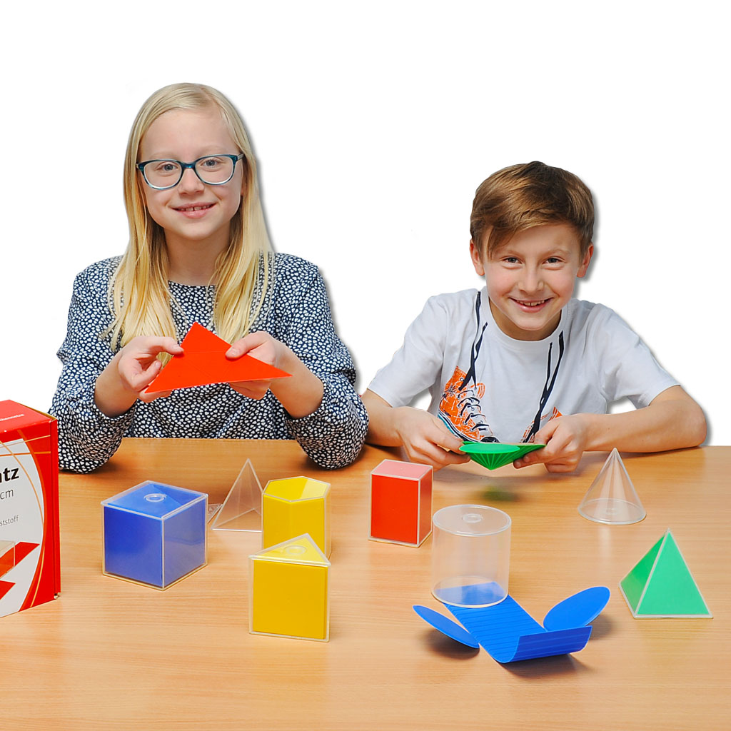Geometriesatz Körper und Oberflächennetze, 16-teilig