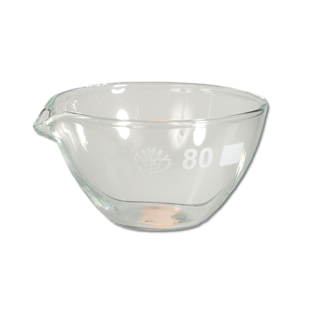 Abdampfschale mit Ausguss, rund, Borosilikat 3.3