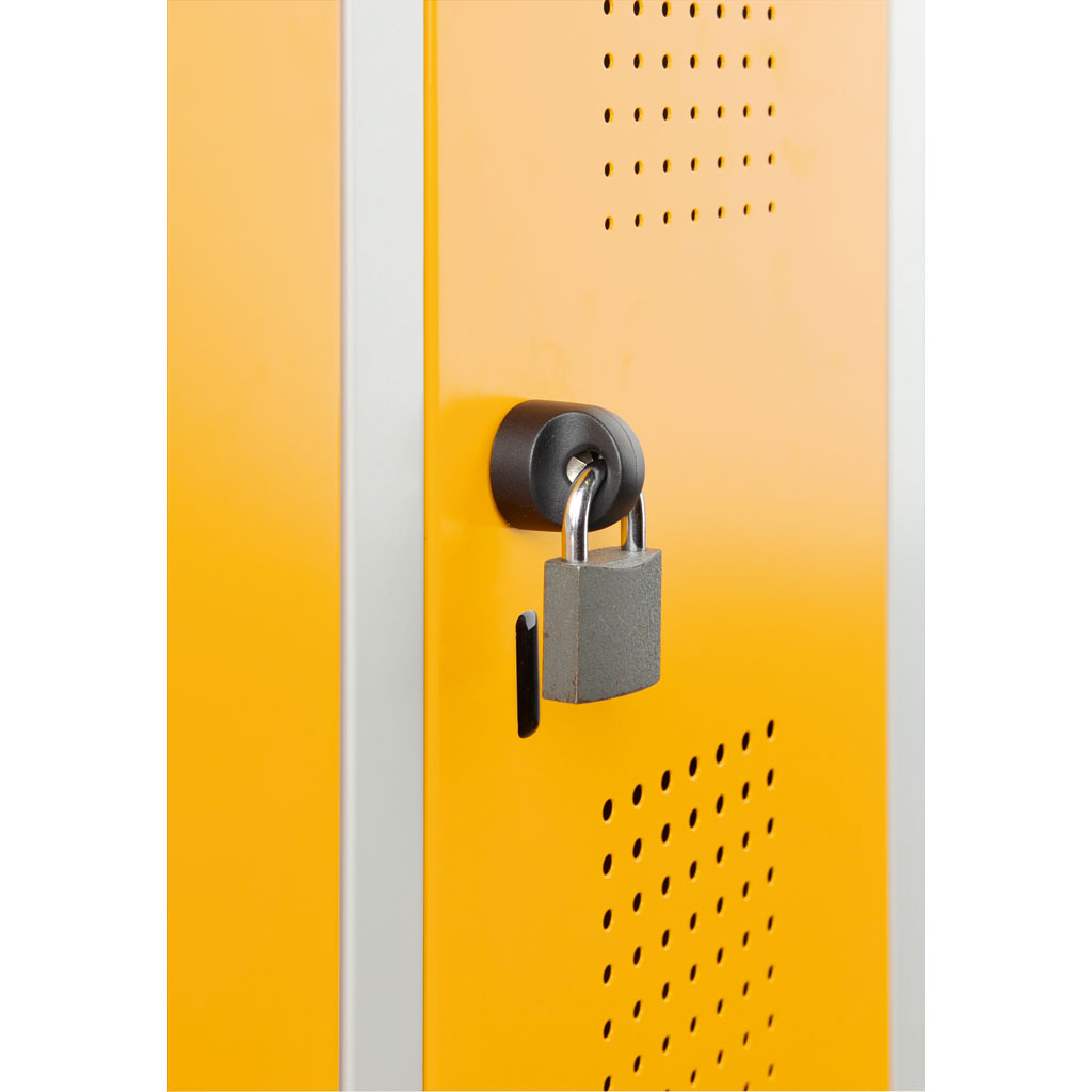 Garderobenschrank, doppelstöckig