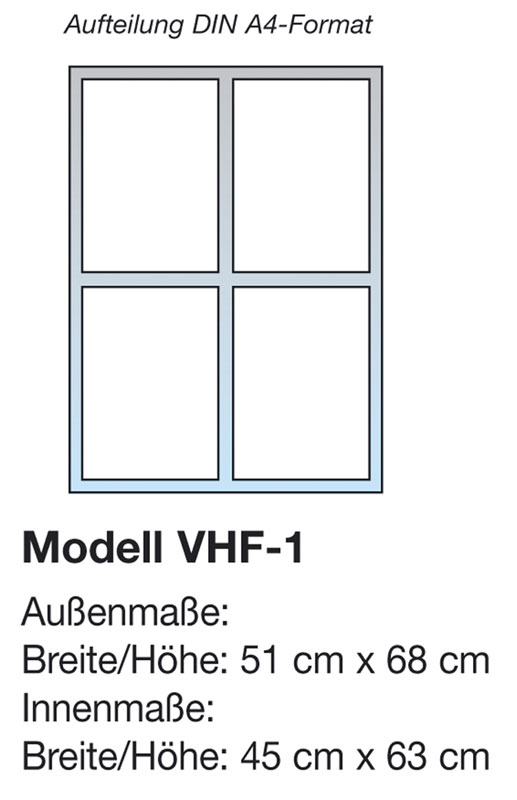 Informationsvitrine Modell VHF-1