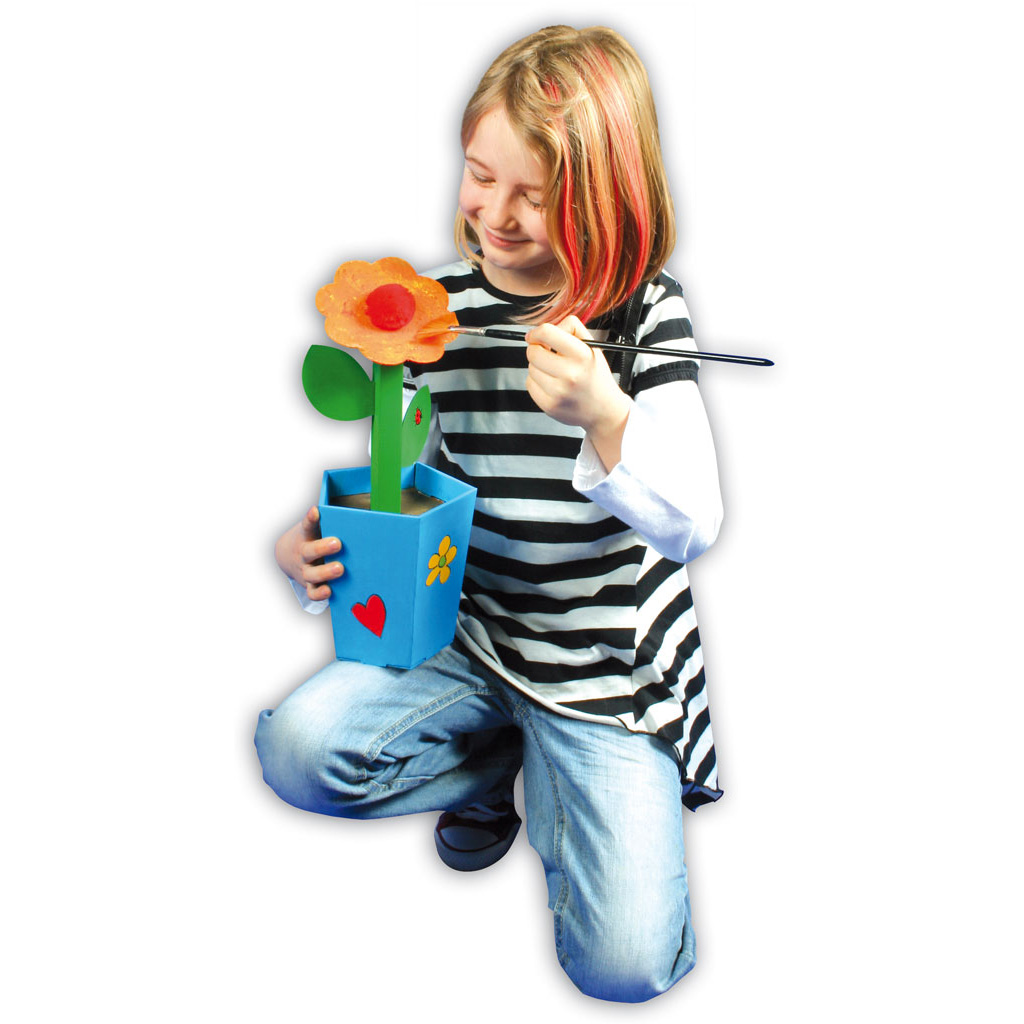 temp909392fR3UFY9uY5o5 Blume mit Topf zum Selbstgestalten, blanko