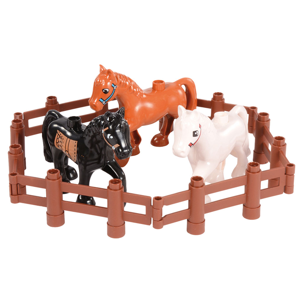 Klemmbaustein-Set Junior Tiere und Zäune