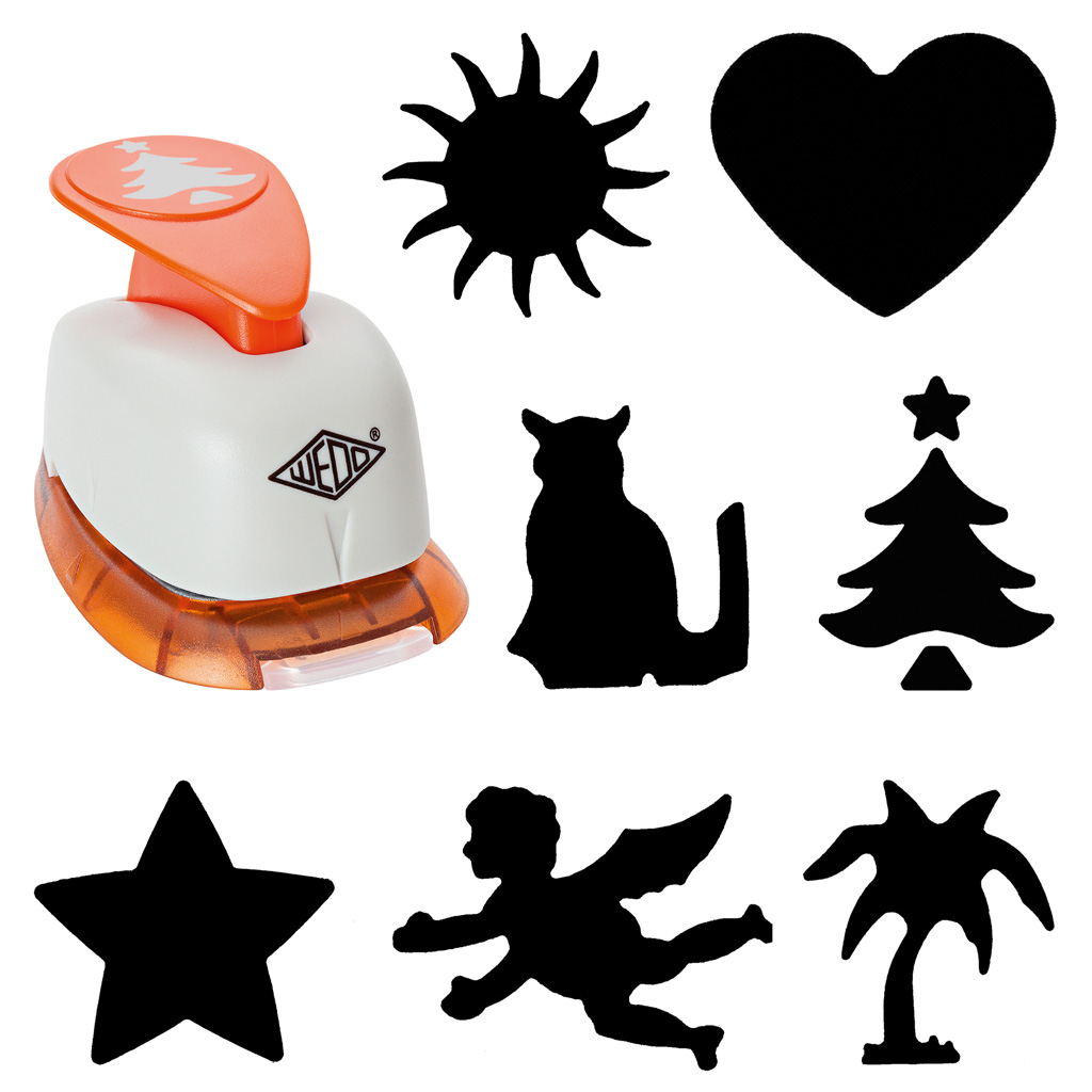 Motivlocher klein, Figur ca. 1 cm-Bild Auf diesem Bild ist das Produkt mit der Art.Nr.: M-90272 zu sehen