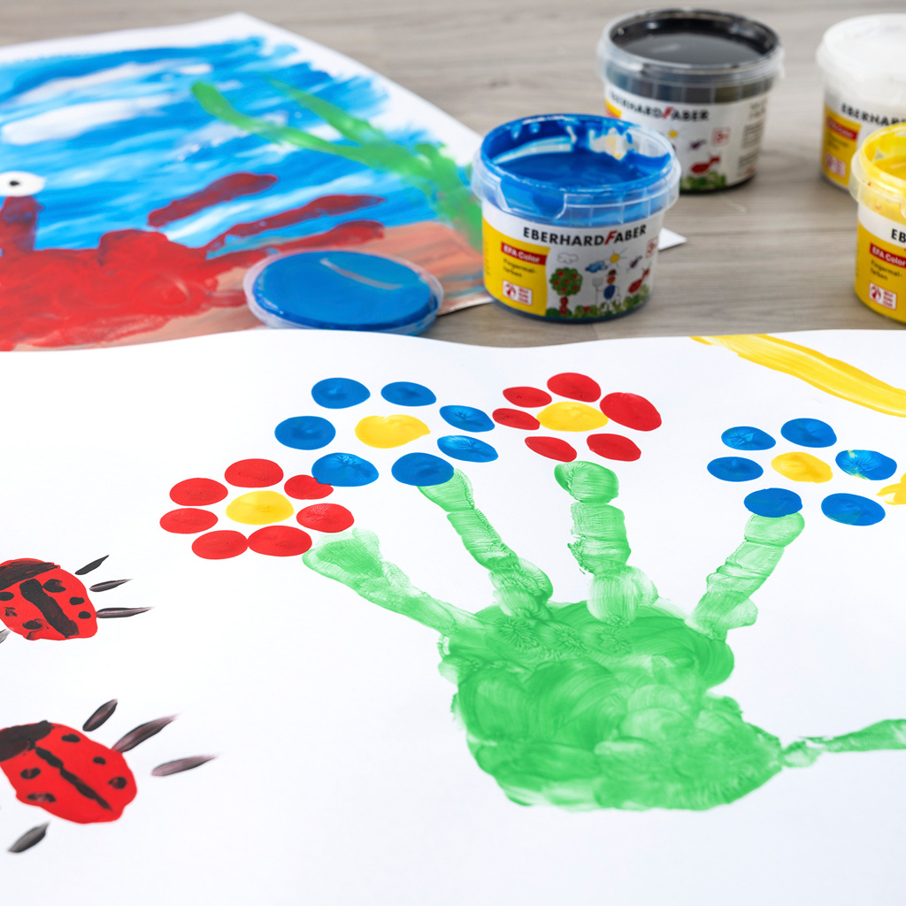 Eberhard Faber Fingermalfarben im Töpfchen Eberhard Faber Fingermalfarben im Töpfchen