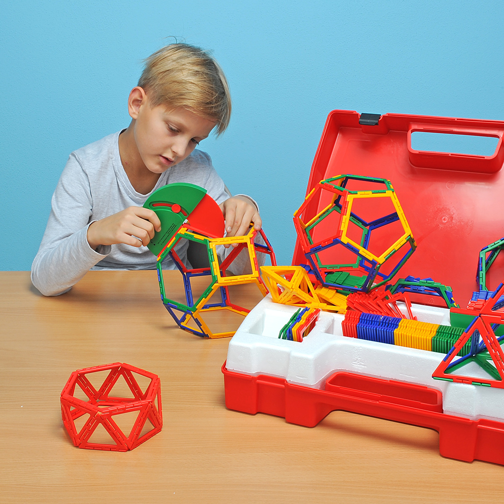 temppolydron_wiemann_lehrmittel_3533d Polydron Frameworks 3D-Geometriebauteile Klassenset