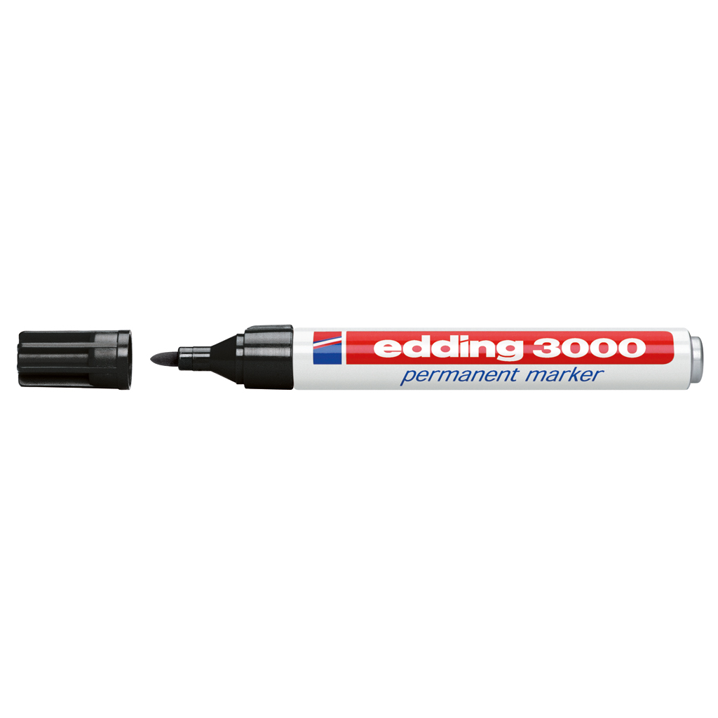 edding® 3000 Permanentmarker, 4er-Set edding® 3000 Permanentmarker, 4er-Set