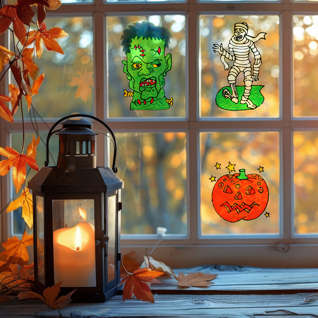 Ursus® Window Color Malvorlagen Halloween