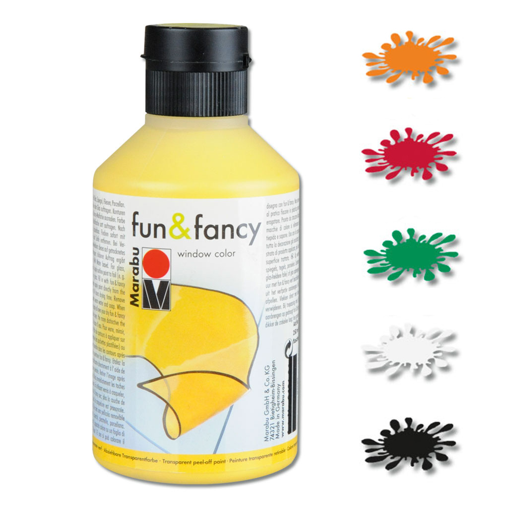 Marabu fun & fancy Fenstermalfarbe, 250 ml