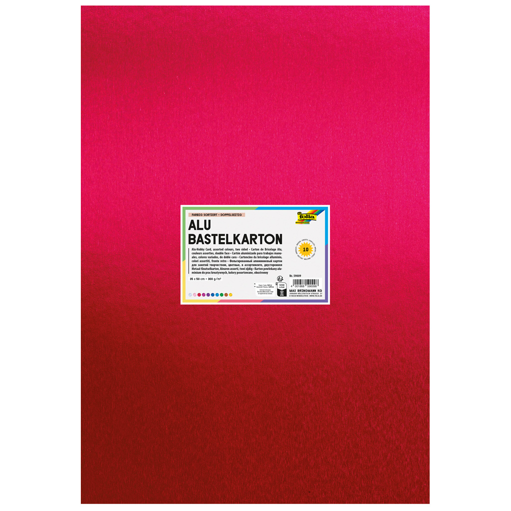 Alu-Bastelkarton 300 g/m²