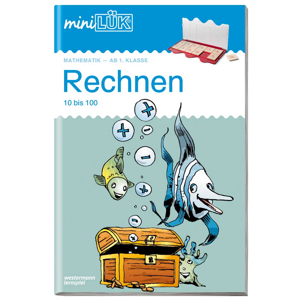 miniLÜK Rechnen 10 bis 100-Bild Auf diesem Bild ist das Produkt mit der Art.Nr.: W-3626 zu sehen
