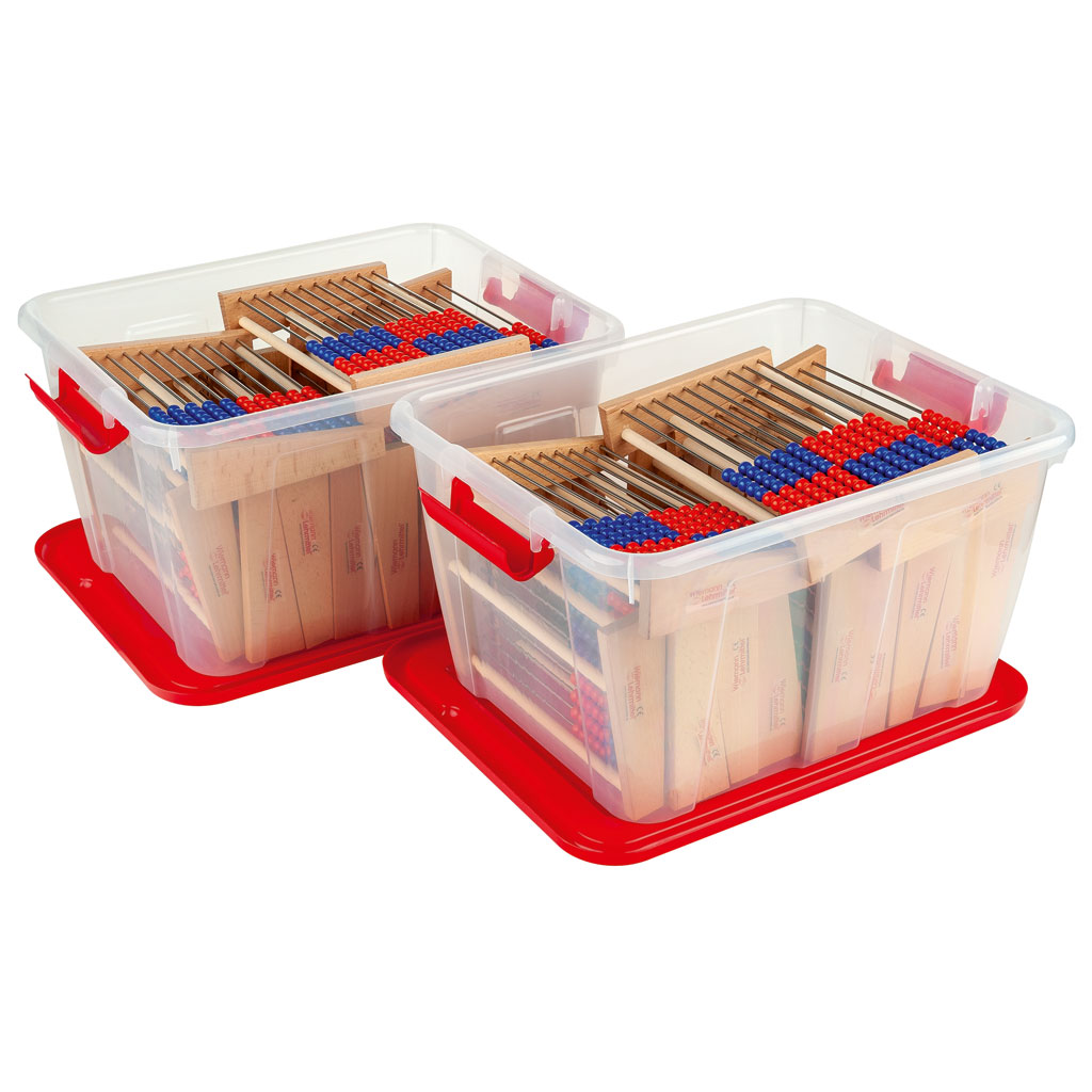 Schüler-Rechenrahmen 1–100 Rot/Blau Klassensatz 2 Schüler-Rechenrahmen 1–100 Rot/Blau Klassensatz 2