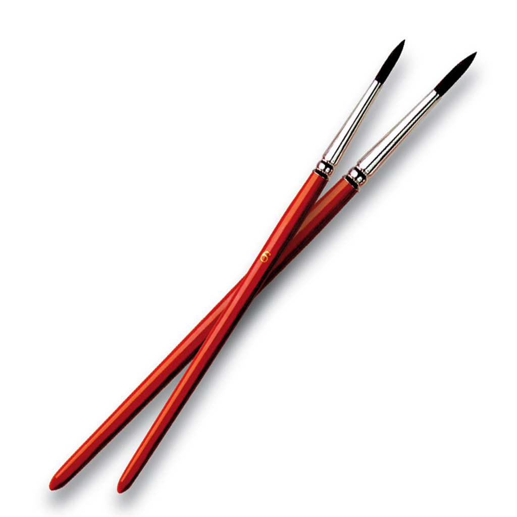 Leonhardy® Schul-Malpinsel mit rotbraunem Stiel, 1 Stück