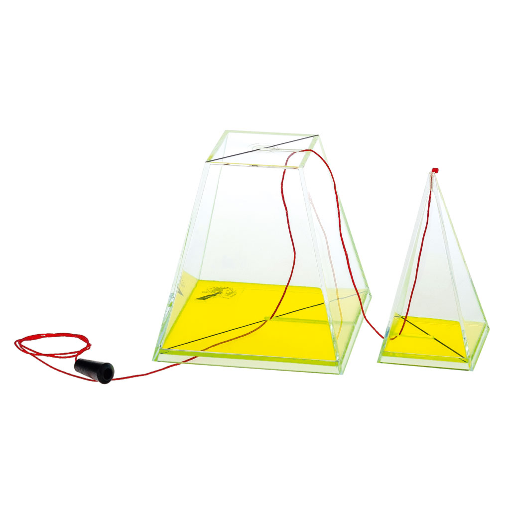 Vierseitige Pyramide mit beweglichem Höhenfaden Vierseitige Pyramide mit beweglichem Höhenfaden