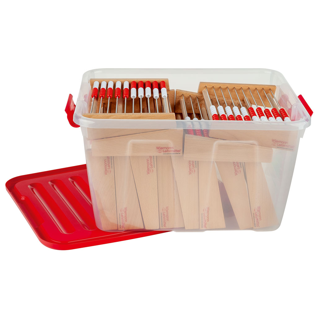 Schüler-Rechenrahmen 1–100 Rot/Weiß Klassensatz 1 Schüler-Rechenrahmen 1–100 Rot/Weiß Klassensatz 1