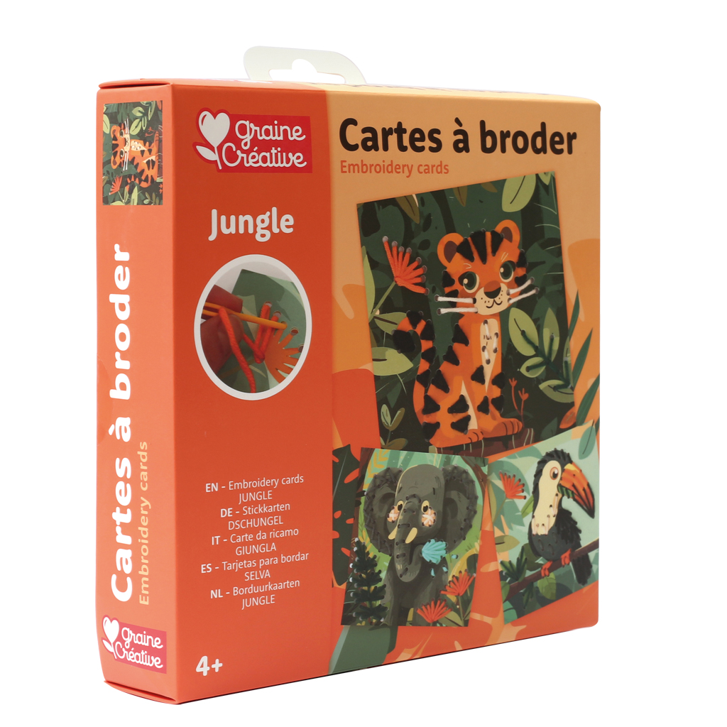 Stickkarten, 3 Stück, inkl. Zubehör