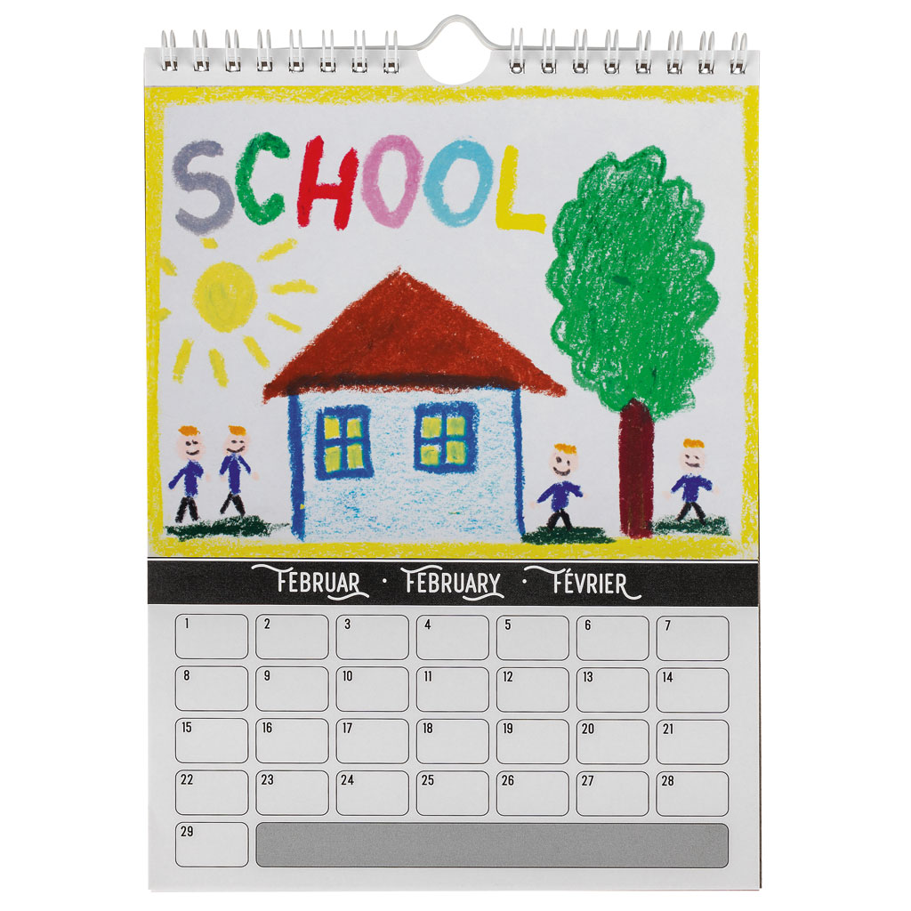 Mein Kalender zum Selbstgestalten, Spiralbindung