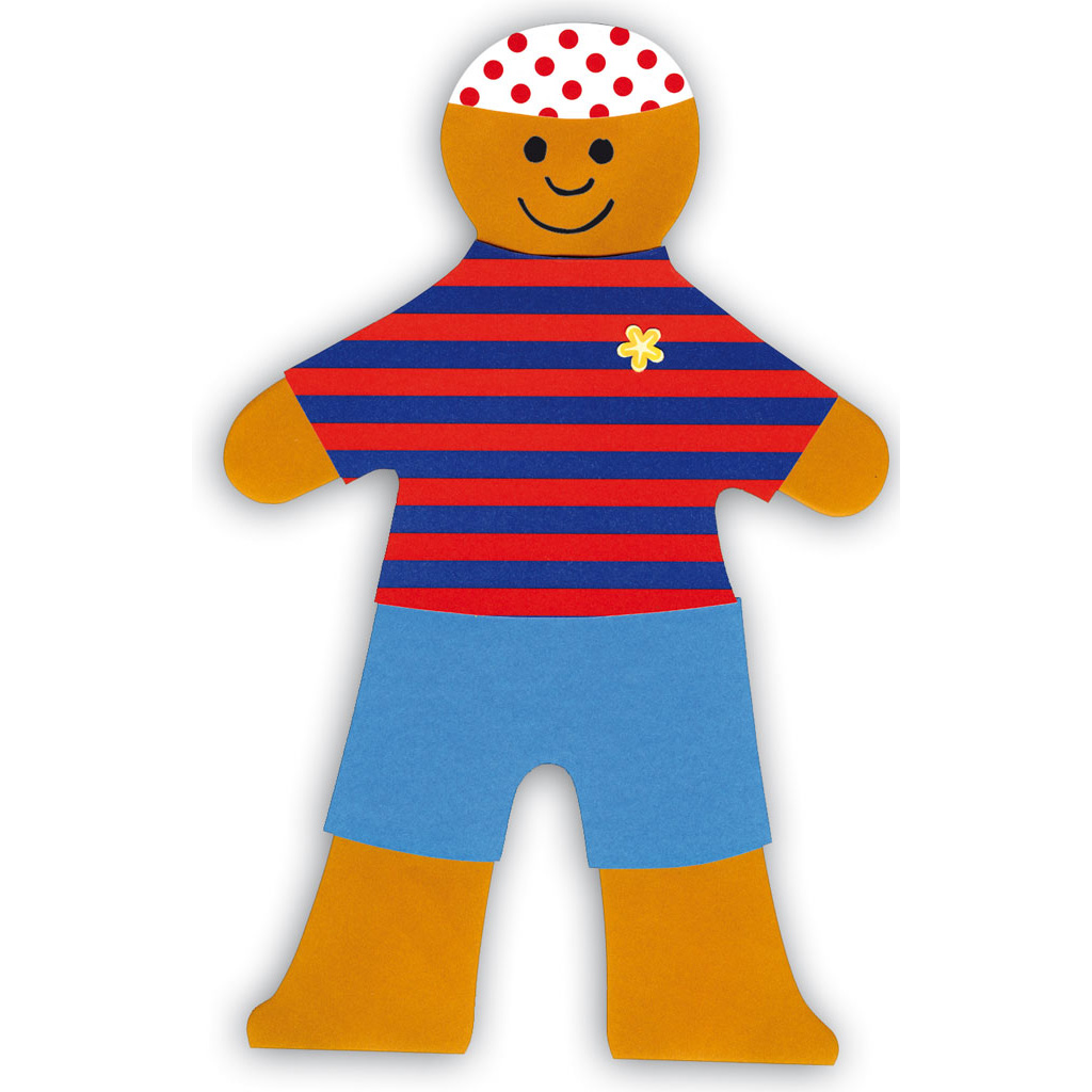 temp90176_agernJmJjGjsBF Blanko-Stanzteile Puppe, 40 Stück in 8 Hauttönen