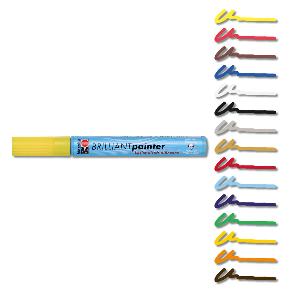 Marabu Brilliant Painter  Lackmalstift, dick, 1 Stück