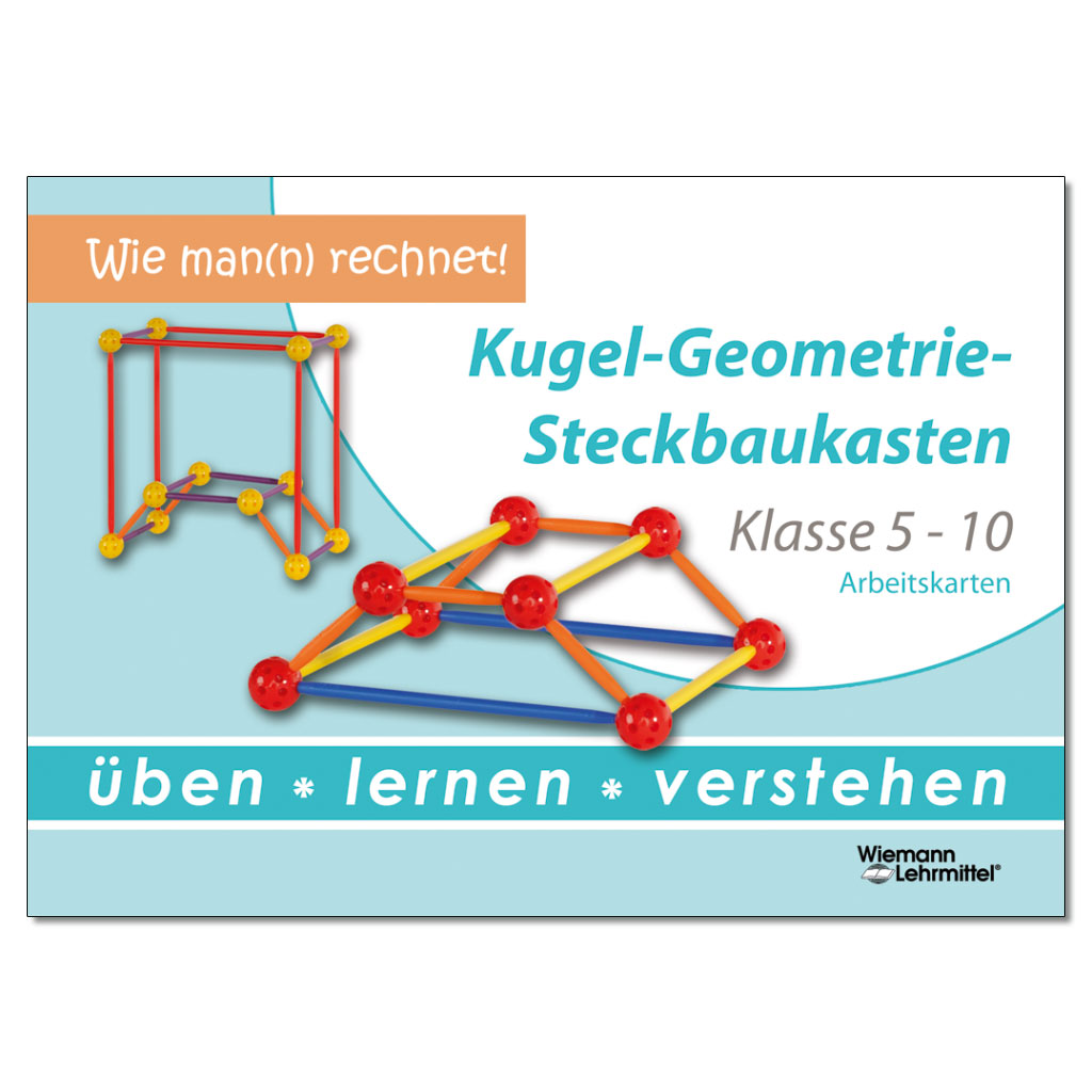 Arbeitskarten „Kugel-Steckbaukasten für Geometrie“