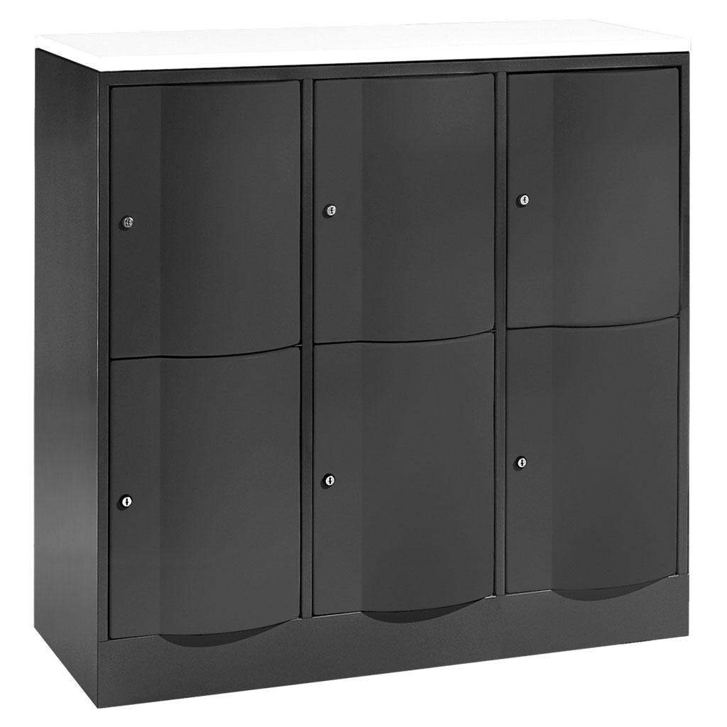 Großraum-Schließfachschrank, 3-reihig Großraum-Schließfachschrank, 3-reihig