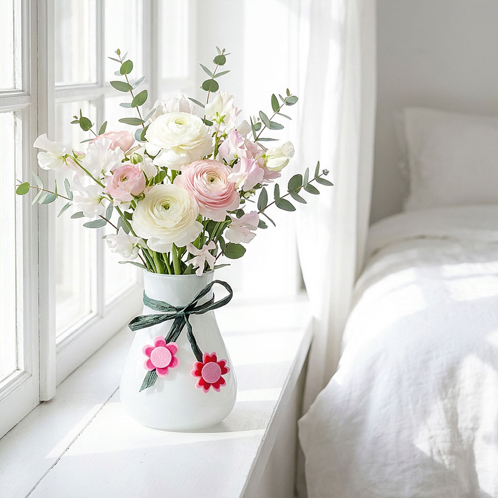 Filzaufkleber "Blumen", 200-teilig