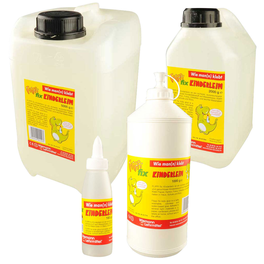 Flippi fix® Kinderleim transparent-Bild Auf diesem Bild ist das Produkt mit der Art.Nr.: M-91304 zu sehen