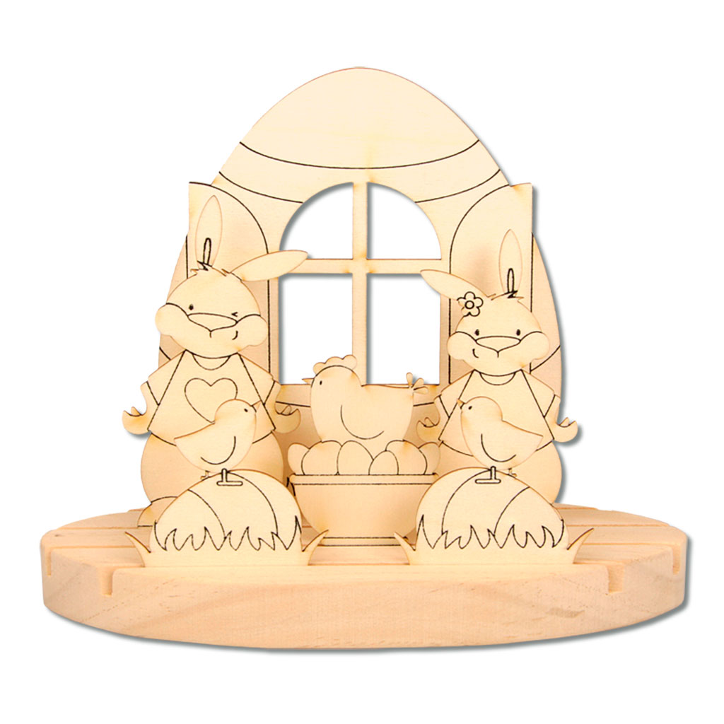 temp91870-ostern-mit-der-familieOHCCVKbnC0WXB Teelichthalter Ostern mit der Familie, blanko, 8 Teile