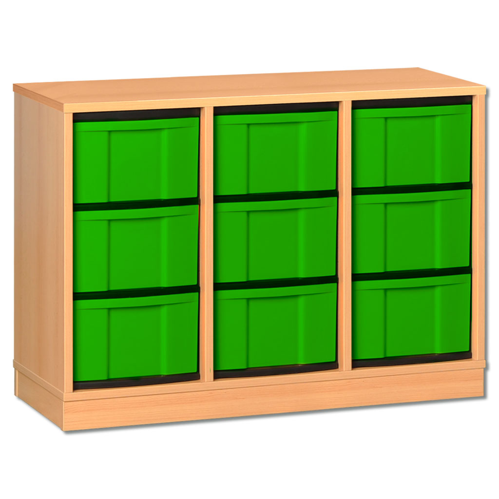 Modulus® Eigentumsschrank, 3-reihig, fahrbar oder feststehend