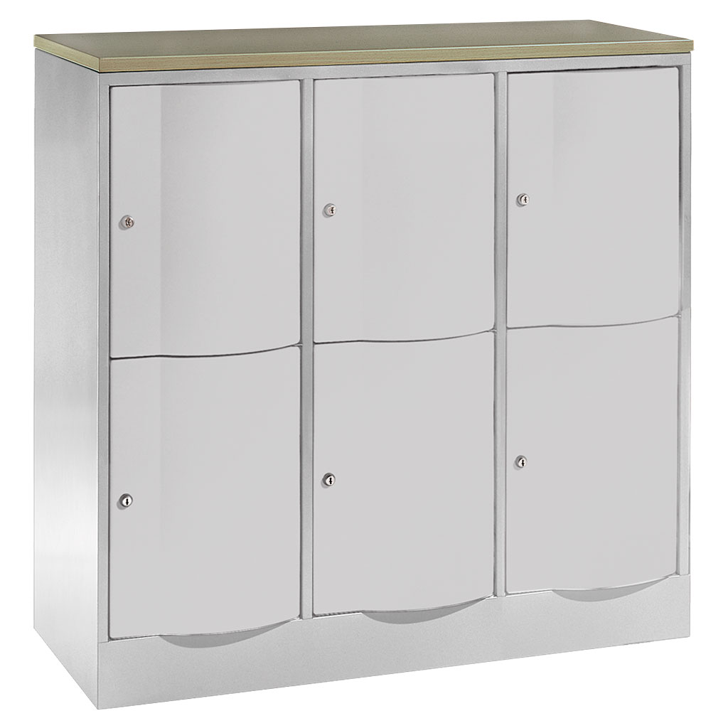 Großraum-Schließfachschrank, 3-reihig Großraum-Schließfachschrank, 3-reihig