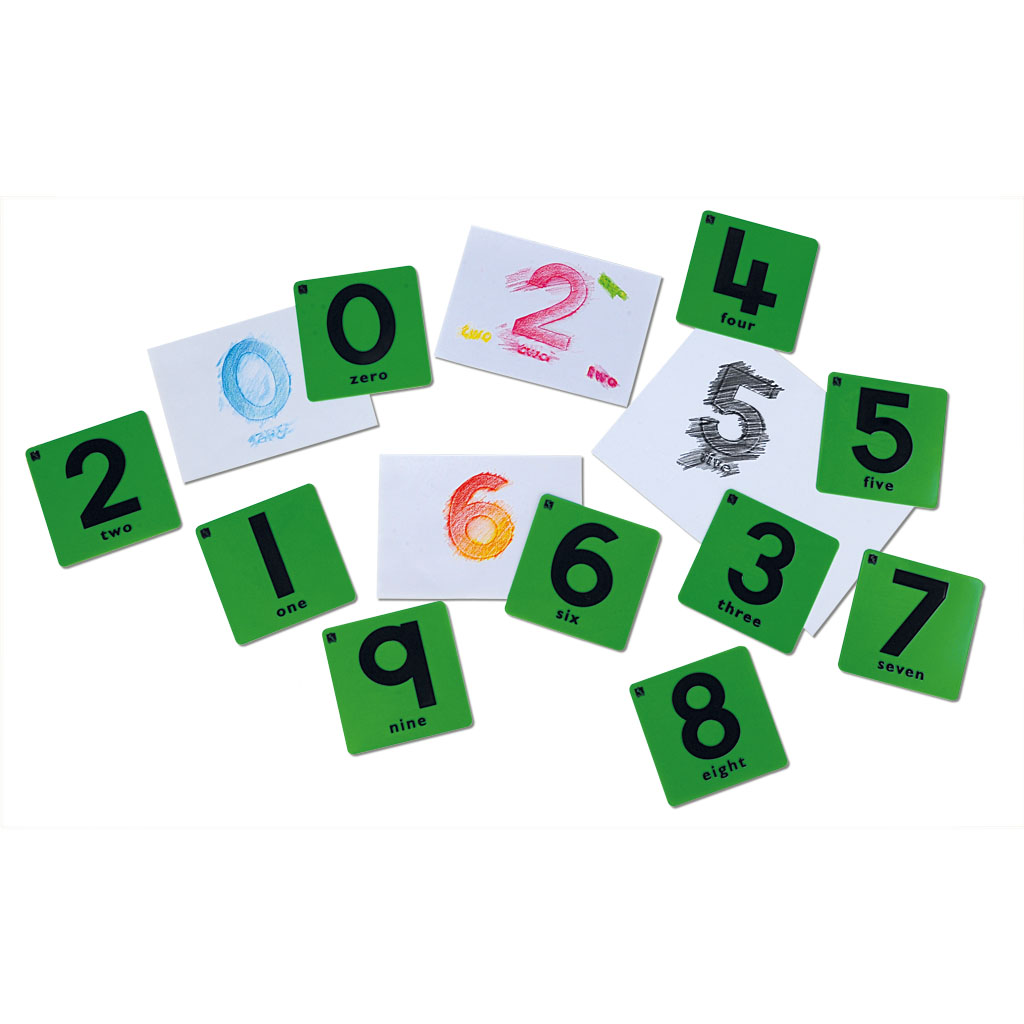 Rubbelplatten mit Zahlen – Für den Englisch-Unterricht