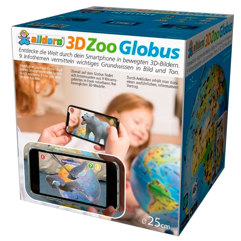 Interaktiver Zoo-Globus mit Lexikon-App Interaktiver Zoo-Globus mit Lexikon-App