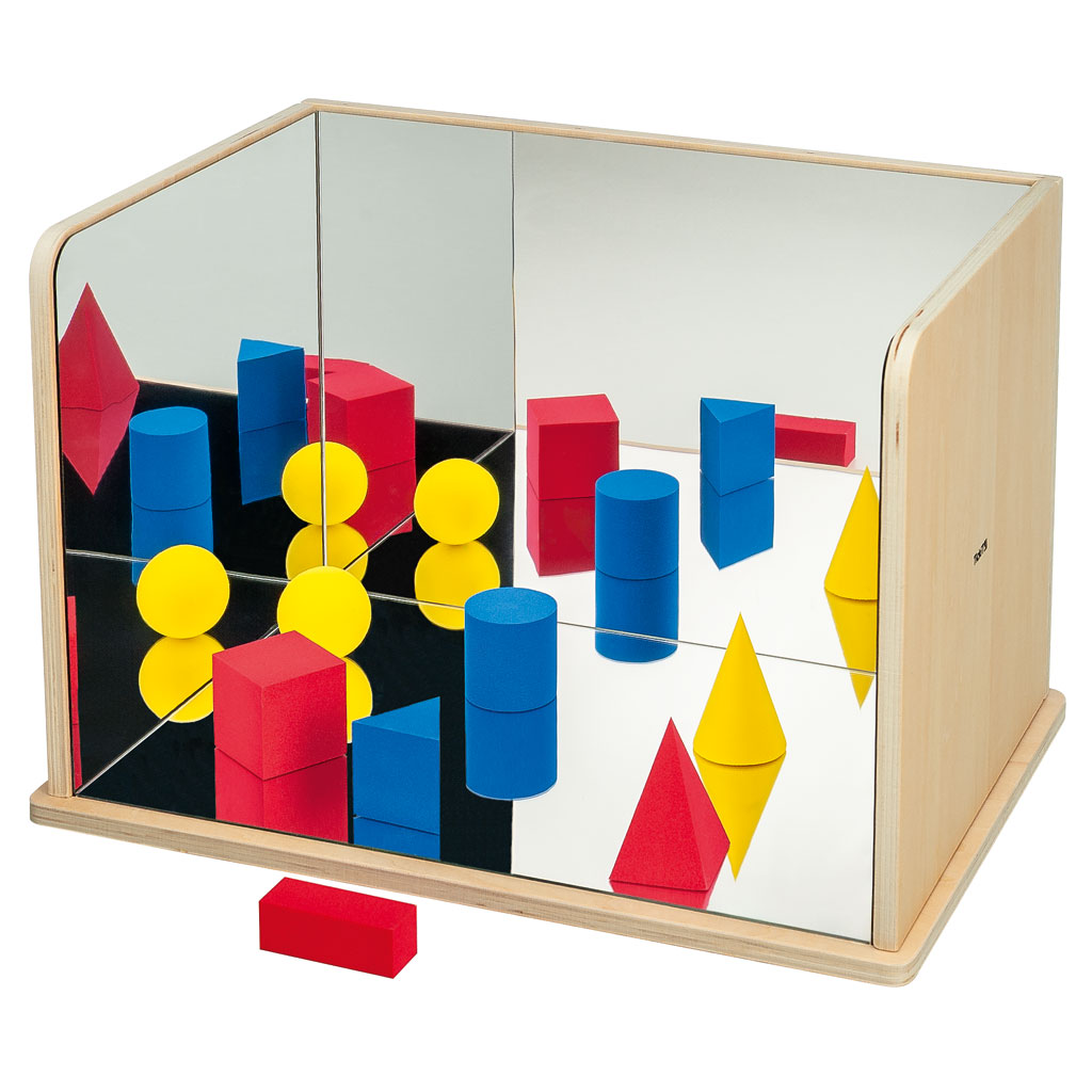 Holz Entdeckerspiegel "Spiegelkabinett"