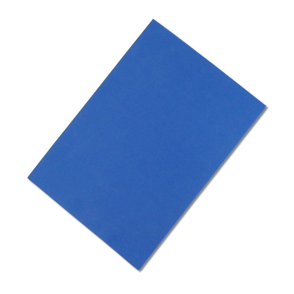 Moosgummi, 10 Bogen in einer Farbe, 20 x 29 cm